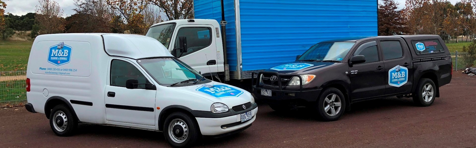 M & B Cleaning & Removals Vehicles